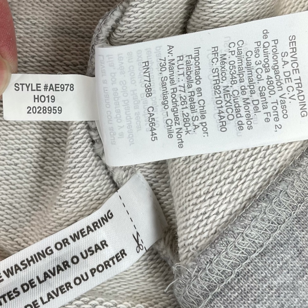 J Crew Embellished Chandelier Sweatshirt Gray Size Medium - Picture 10 of 10